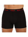HUGO Sada troch - pánske boxerky HUGO čierne