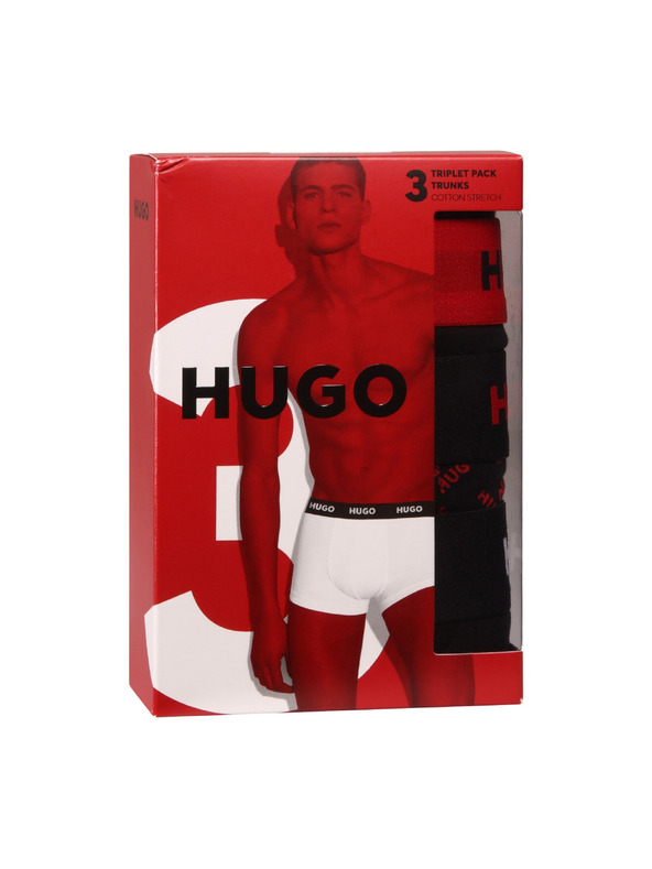 HUGO Sada troch - pánske boxerky HUGO viacfarebné