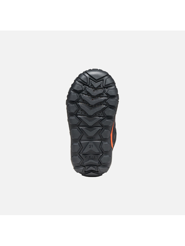 Geox Tmavomodrá chlapčenská zimná obuv Geox Trekkyup
