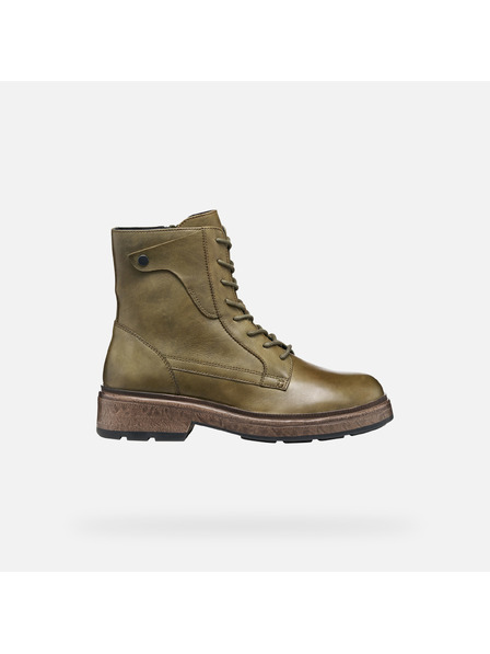 Geox Khaki dámska členková obuv Geox Swelen