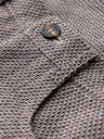 Ombre Clothing Pánske štruktúrované šortky REGULAR FIT – hnedý melír V1 OM-SRCS-0189 Ombre Clothing