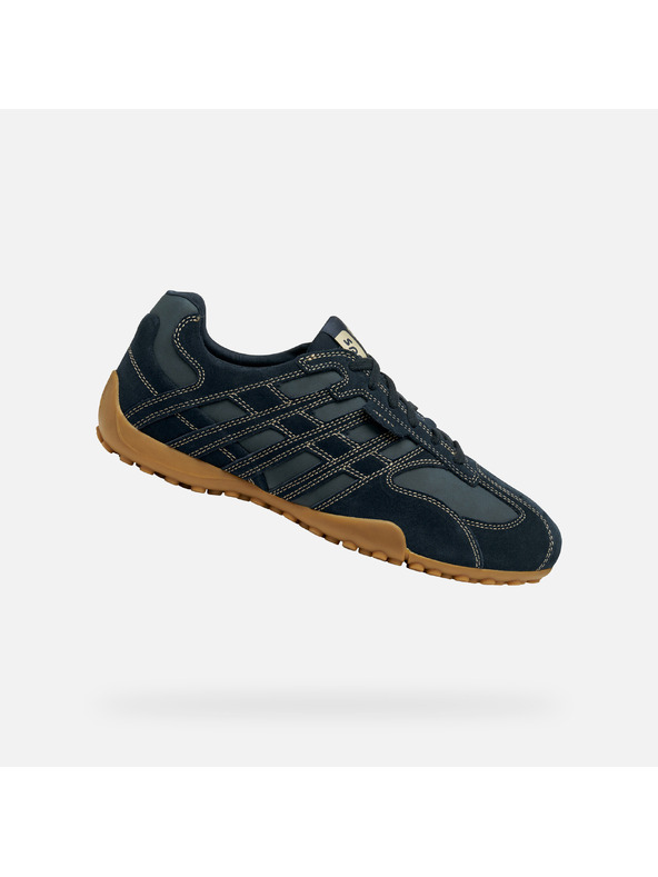 Geox Tmavomodré pánske tenisky Geox Snake Original