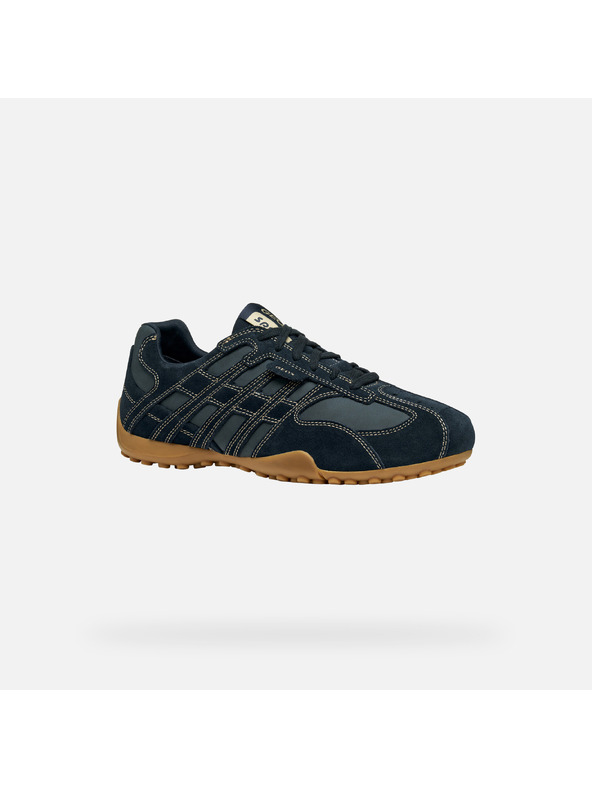 Geox Tmavomodré pánske tenisky Geox Snake Original