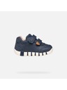 Geox Tmavomodré chlapčenské barefoot tenisky Geox Iupidoo