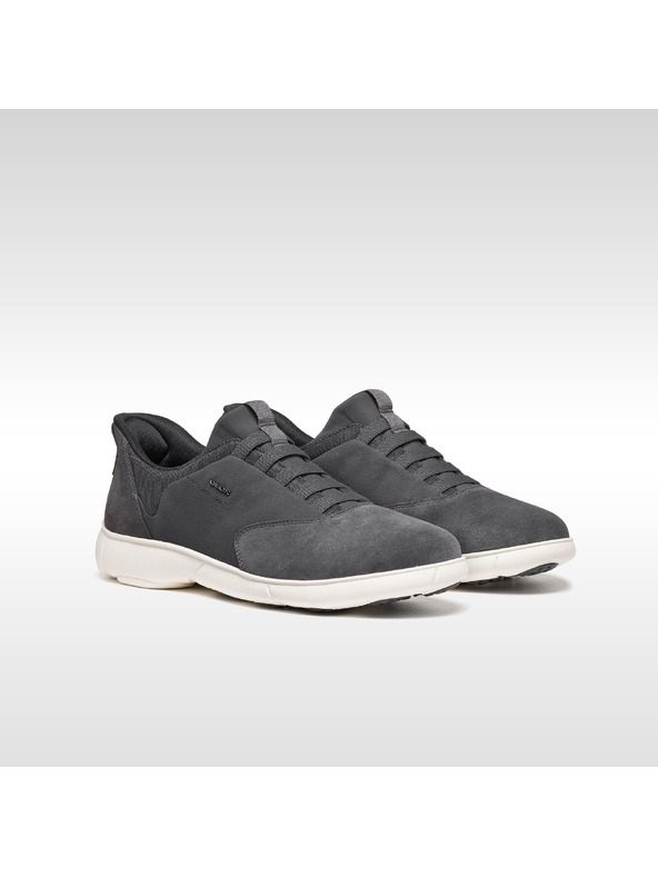 Geox Sivé pánske tenisky Geox Nebula 2.0 Plus