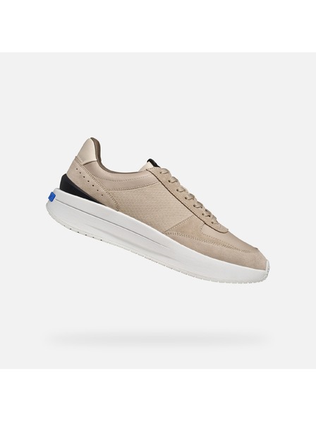 Geox Béžové pánske tenisky Geox Gxrn-01