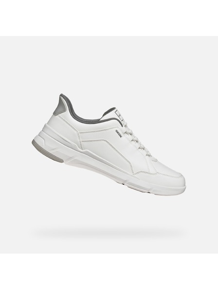 Geox Biele pánske tenisky Geox Vittour Plus