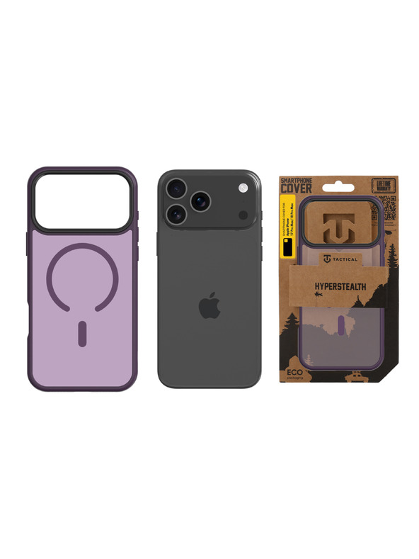 Tactical Tactical MagForce Hyperstealth Kryt pre Apple iPhone 17 Pro Max/18 Pro Max Burgundy Smoke
