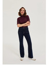Moodo Bootcut džínsy tmavo modré Moodo