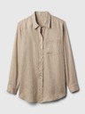 GAP Ľanová košeľa Boyfriend Shirt GAP