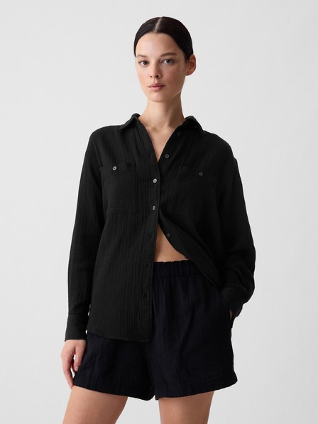 GAP Mušelínová oversize košeľa GAP