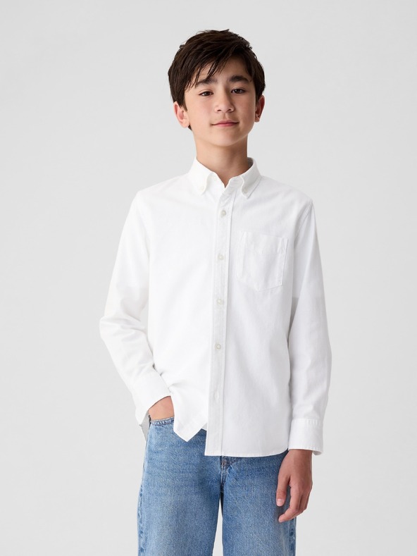 GAP Detská košeľa oxford uniform GAP