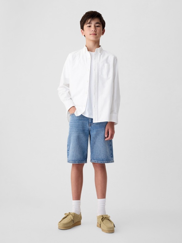 GAP Detská košeľa oxford uniform GAP