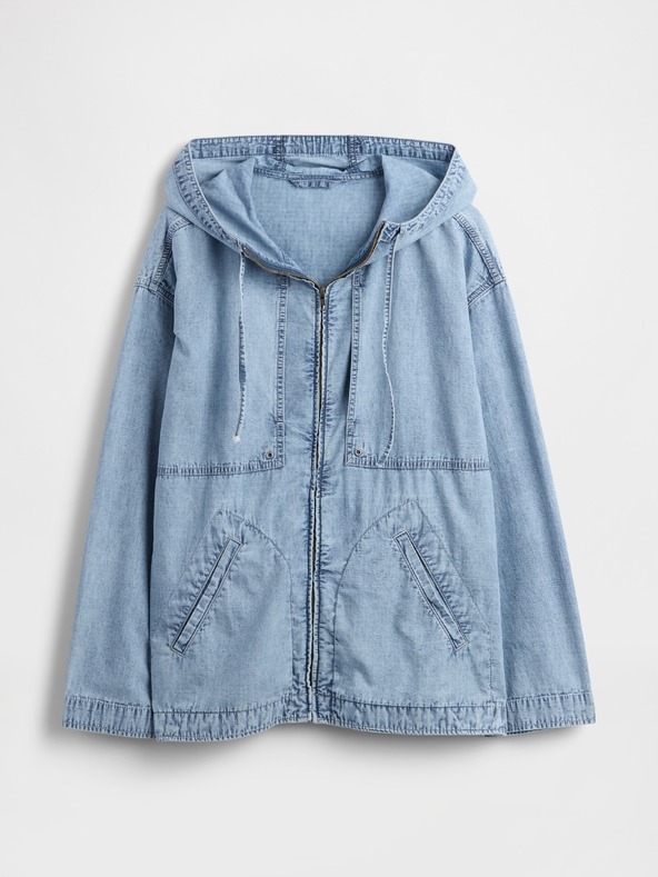 GAP Džínsová oversize bunda Ripstop GAP