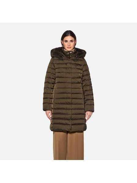 Geox Khaki dámska páperová bunda Geox Bettanie