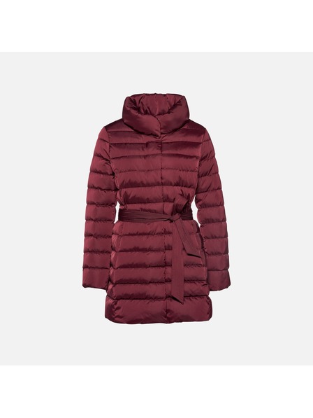 Geox Vínová dámska páperová bunda Geox Bettanie