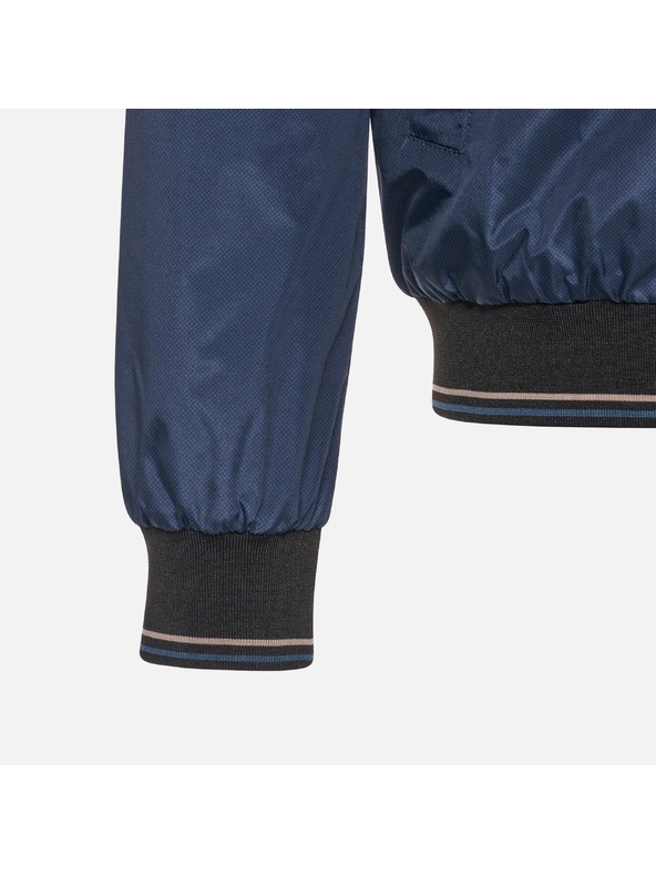 Geox Modrá pánska bunda Geox Jharrod