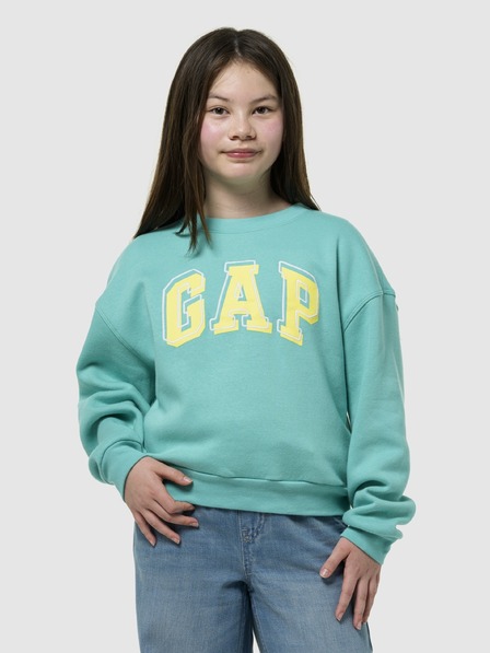 GAP Detská oversize mikina s logom GAP