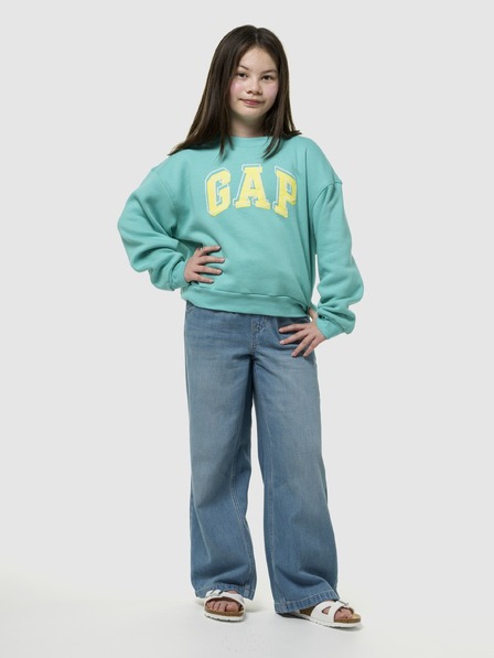 GAP Detská oversize mikina s logom GAP