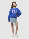 GAP Detská oversize mikina s logom GAP