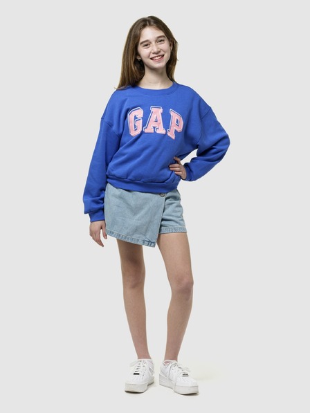 GAP Detská oversize mikina s logom GAP