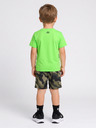 Under Armour Chlapčenský set Under Armour UA TECH PRINTED SS SHORT SET-GRN