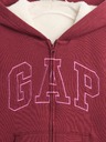 GAP Detská zateplená fleecová mikina s logom GAP