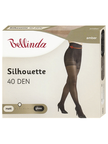 Bellinda SILHOUETTE 40 DEN - Tvarujúce pančuchové nohavice bez zosilneného sedu - amber