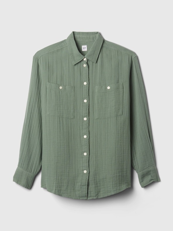 GAP Mušelínová košeľa oversize GAP