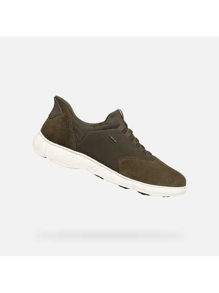 Geox Khaki pánske tenisky Geox Nebula 2.0 Plus Fast in