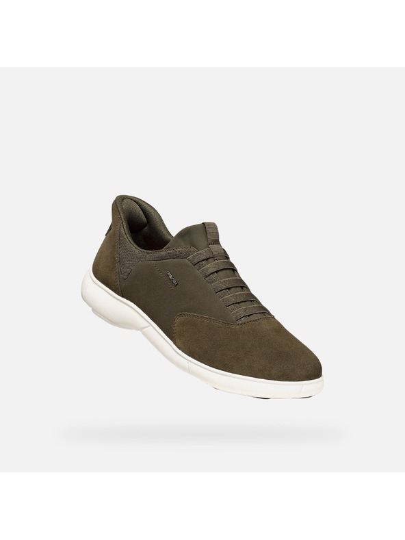 Geox Khaki pánske tenisky Geox Nebula 2.0 Plus Fast in
