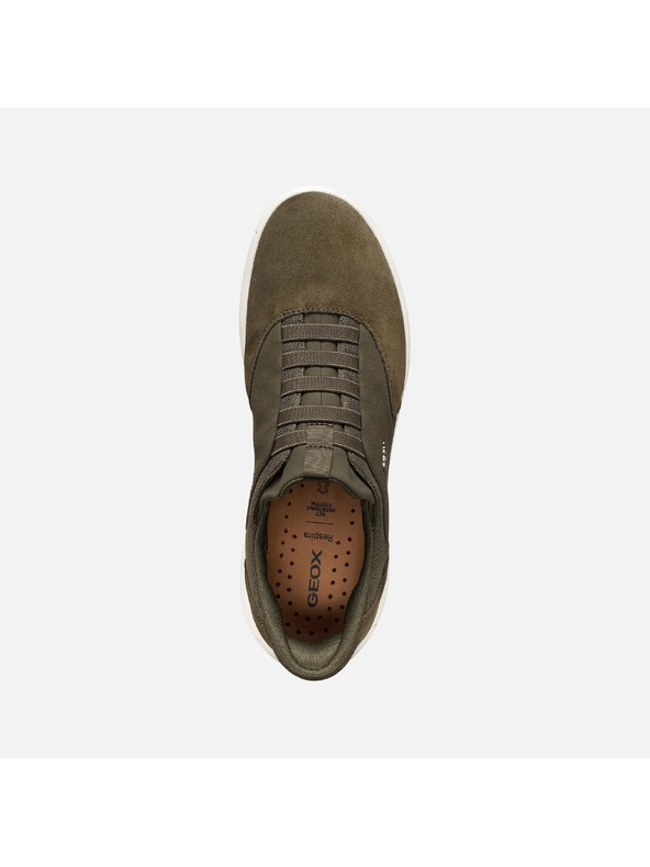 Geox Khaki pánske tenisky Geox Nebula 2.0 Plus Fast in