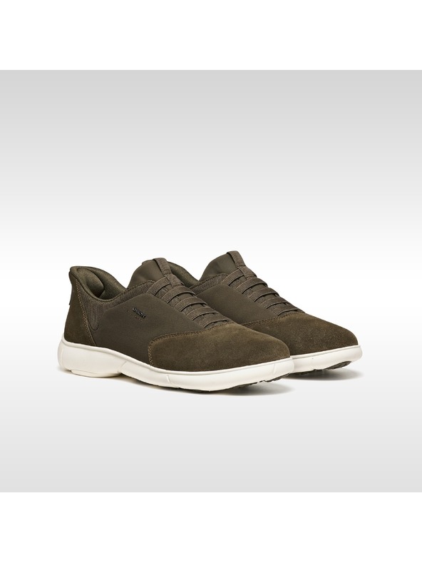 Geox Khaki pánske tenisky Geox Nebula 2.0 Plus Fast in