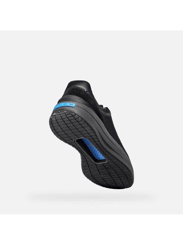 Geox Čierna pánska obuv Geox Rann