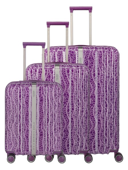 Travelite Sada cestovných kufrov Travelite Lascana Edition S,M,L Plum