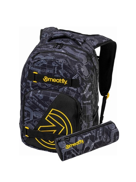 Meatfly Meatfly batoh Exile Blueprint Black 24 L
