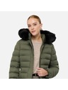Geox Khaki dámska péřová bunda Geox Catria