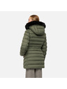 Geox Khaki dámska péřová bunda Geox Catria