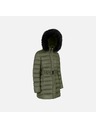 Geox Khaki dámska péřová bunda Geox Catria