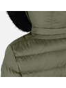 Geox Khaki dámska péřová bunda Geox Catria