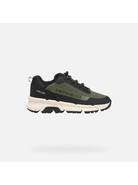 Geox Khaki chlapčenská obuv na prvé kroky Geox Flexyper Plus