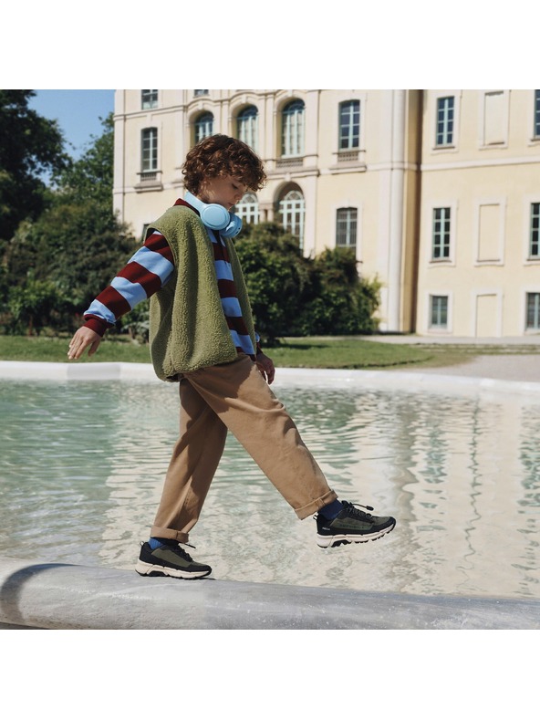 Geox Khaki chlapčenská obuv na prvé kroky Geox Flexyper Plus