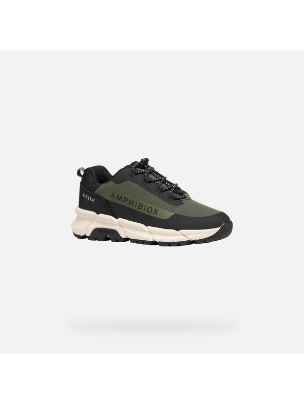 Geox Khaki chlapčenská obuv na prvé kroky Geox Flexyper Plus