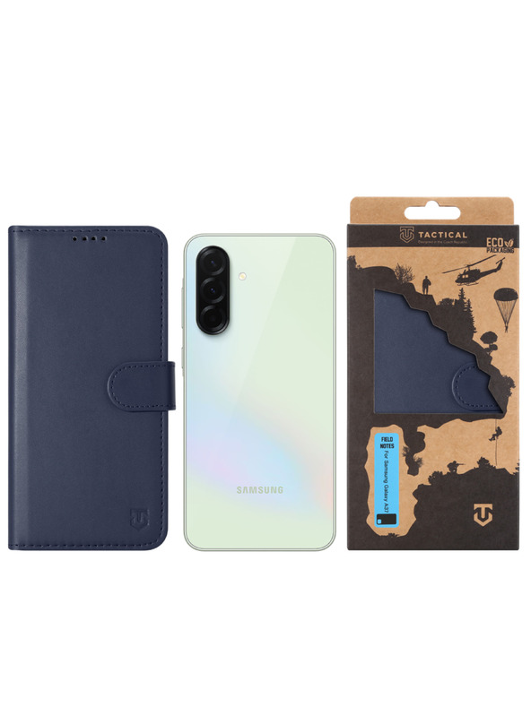 Tactical Tactical Field Notes puzdro pre Samsung Galaxy A37 Blue