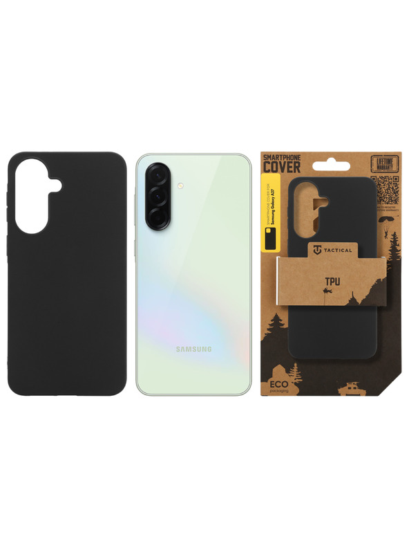 Tactical Tactical TPU puzdro pre Samsung Galaxy A37 Black