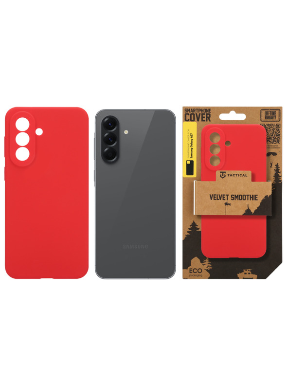 Tactical Tactical Velvet Smoothie puzdro pre Samsung Galaxy A57 Chilli