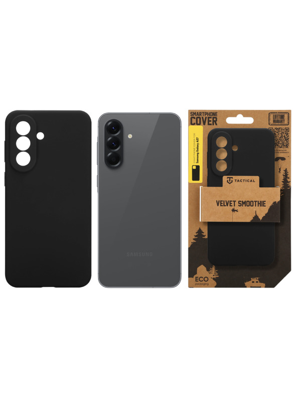 Tactical Tactical Velvet Smoothie puzdro pre Samsung Galaxy A57 Asphalt