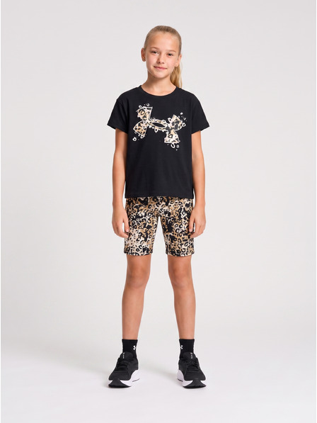 Under Armour Dievčenský set Under Armour UA PRINTED BIKE SHORT SET-BLK