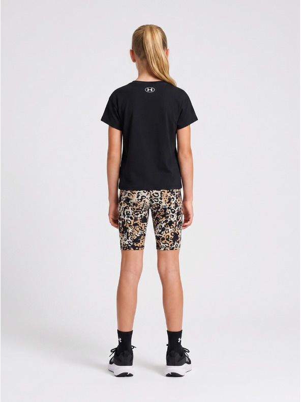 Under Armour Dievčenský set Under Armour UA PRINTED BIKE SHORT SET-BLK
