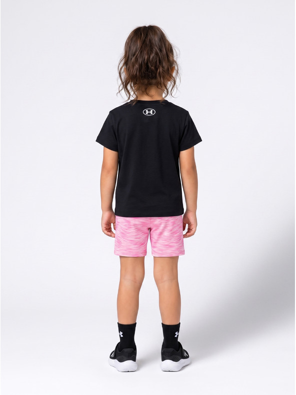 Under Armour Dievčenský set Under Armour UA TWIST BIKE SHORT SET-BLK